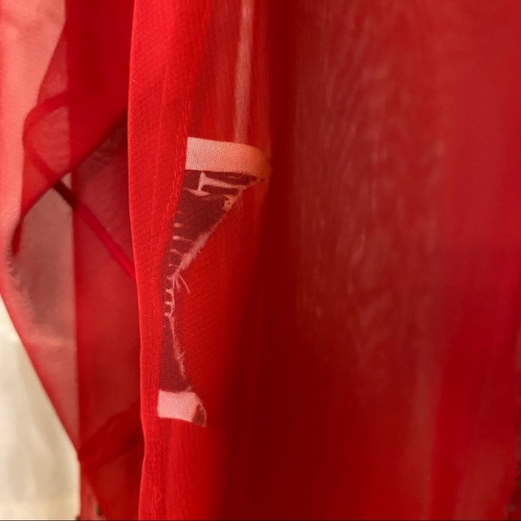 Vintage** sheer, lose fitting, beaded blouse - Picture 5 of 5